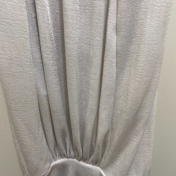 Miss Sixty Necklace Mini Tank Dress Pearl White XS - Picture 6 of 11